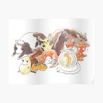 Fruits Basket | Zodiac Animals + Rice ball Poster RB0909 product Offical Fruits Basket Merch