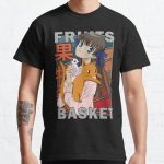 Tohru Honda Fruits Basket Furūtsu Basuketto Retro Colour Stripe Anime Manga Design Classic T-Shirt RB0909 product Offical Fruits Basket Merch