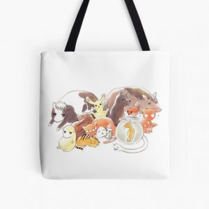 Fruits Basket | Zodiac Animals + Rice ball All Over Print Tote Bag RB0909 product Offical Fruits Basket Merch
