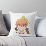 Fruits Basket Kyo with cats Throw Pillow RB0909 product Offical Fruits Basket Merch