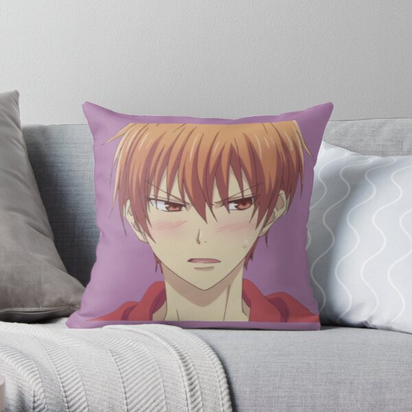 kyo blushing Throw Pillow RB0909 product Offical Fruits Basket Merch